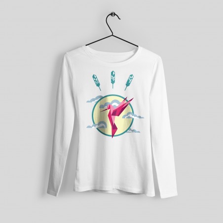 Hummingbird printed sweater